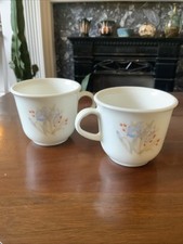 Two Vintage Pyrex Small Blue