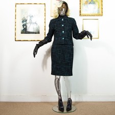 Vintage 80s Wool Two Piece