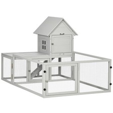 PawHut Rabbit Hutch, Guinea