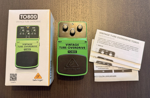 Behringer to800 vintage tube - behringer,