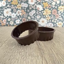 Vintage Brown Plastic Cookie