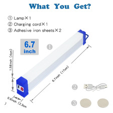 LED Rechargeable Lamp Tube USB
