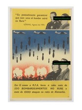 Photomontage. - Original WW2 British Propaganda Postcard.