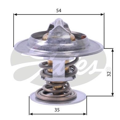 Gates thermostat for volvo s70 - gates,