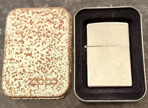 Vintage zippo plain metal - zippo,