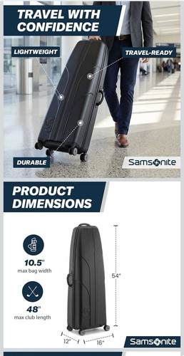 Samsonite golf hard shell - hard,