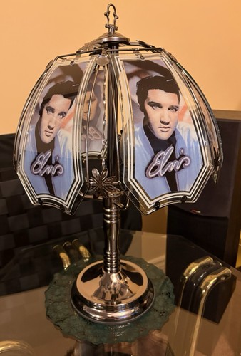 Elvis presley touch lamp works - elvis,