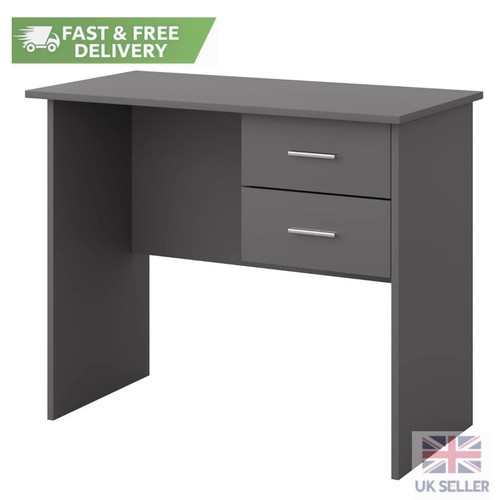 Grey study desk computer table - computer,