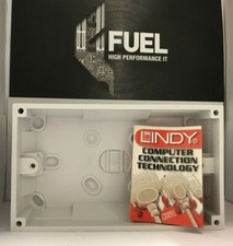 Double Gang Surface Mount Pattress 32mm   -  Box of 5