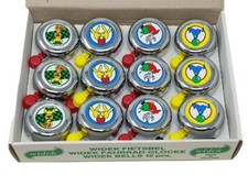 WHOLESALE JOB LOT OF 12 SOLIED JUNIOR CHROME BIKE BELLS IDEAL BOOT SELLERS 