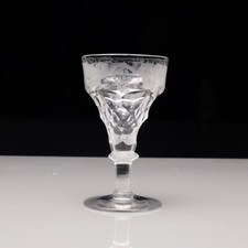 John Walsh Walsh Crystal Fruiting Vine Sherry Port Glass 4 1/8" 10.5 cm Tall