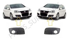 FOR VW GOLF MK5 GTI GT 2003-2009 FRONT FOGLIGHT GRILLE PAIR SET