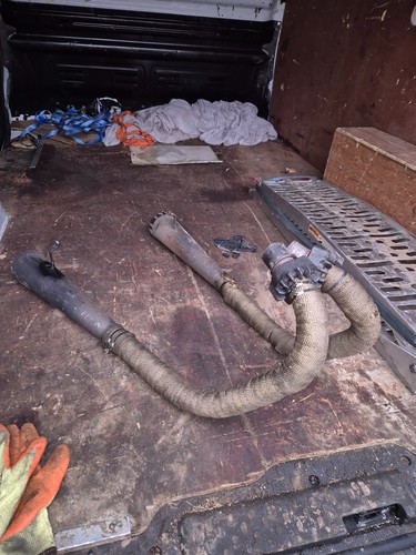 Honda cm400a cb400 exhaust - honda,