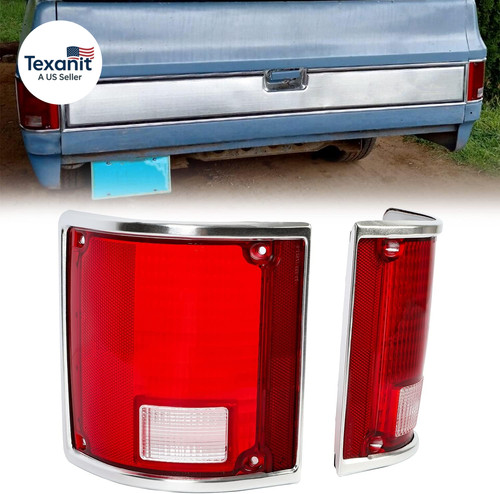 Pair tail light - pair, lens