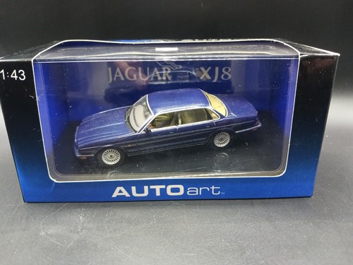 Autoart jaguar xj8 blue - autoart, 1:43