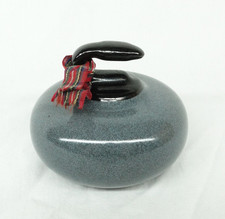 Peter Thomson Beneagles empty Scotch Whisky Small Curling stone Carlton Ware