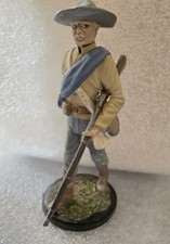 American Civil War Confederate Infantry Rifleman C. 1863 Metal Figure 90mm