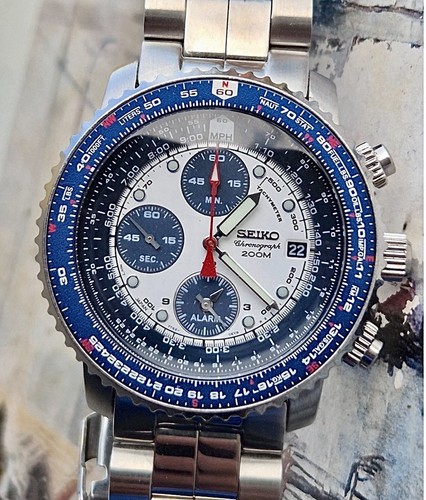 Seiko flightmaster sna413 used - seiko,