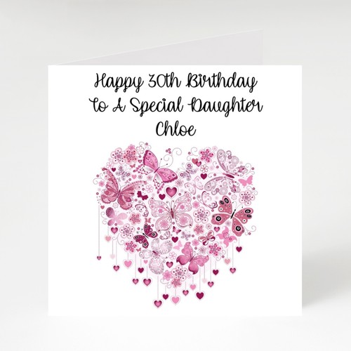 Personalised pink butterfly - pink,