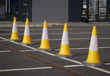 YELLOW TRAFFIC CONES - HEAVY DUTY 750 MM HIGH 5 TO 200 PACK SIZES AVAILABLE