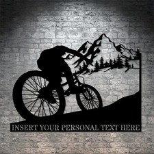 Personalized MTB Name Metal