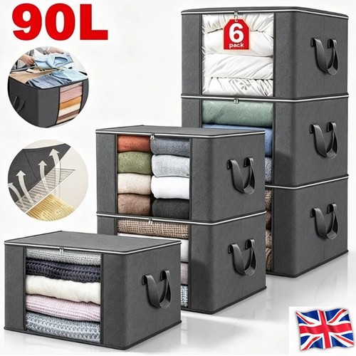 Pack 90l storage bags zipped - 6,