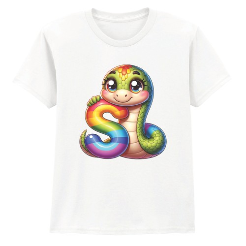 Cute rainbow snake kids - snake,