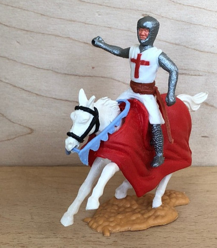 Timpo mounted crusader - mounted, with