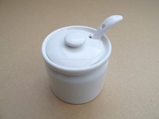 Sugar Jam Mustard Pot with Lid