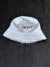 DKNY LIGHT BLUE DENIM BUCKET HAT