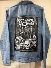 Vintage Style Printed Denim