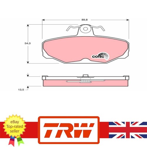 Brake pad set for ace - set, ac