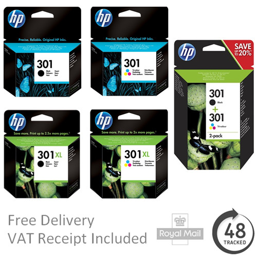 Original 301 301xl black - original, hp