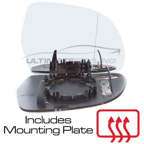 Wing mirror glass audi c6 - a6,