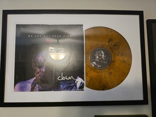 Framed autographed vinyl - framed,