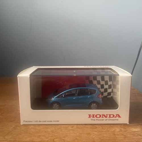 Rare honda jazz - blue, 1:43
