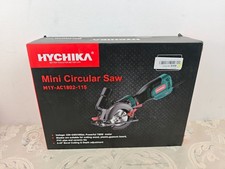 HYCHIKA Mini Circular Saw Corded, 750W 3500RMP Compact Electric Saws with 3 Blad