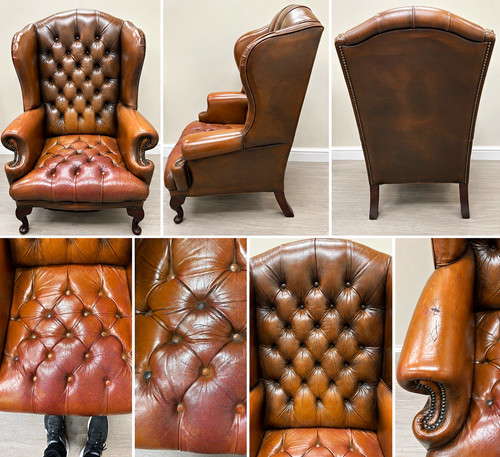 Vintage brown leather - vintage,