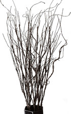10PCS 30.7 Inches Curly Willow Branches Decorative Fake Bendable Sticks