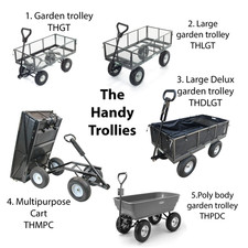 The Handy Garden Trollies (Options) (New other)