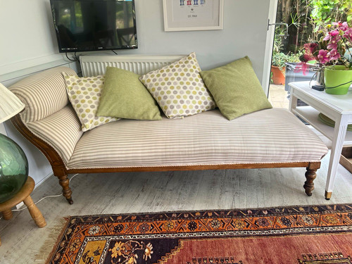 Antique victorian chaise - antique,