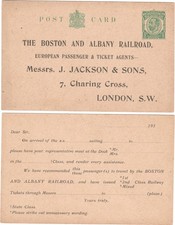 Pair of THE BOSTON AND ALBANY