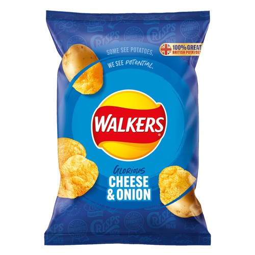 Walkers cheese onion crisps - walkers, &