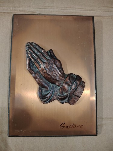 Vintage religious wall plaque