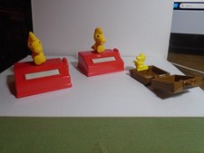 MCDONALDS HAPPY MEAL TOYS SNOOPY WOODSTOCK X 3 SEE PICTURES
