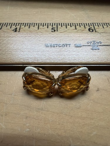 Swarovski gold tone amber - gold,