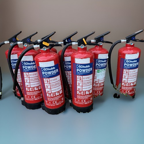 Abc fire extinguishers - fire, dry