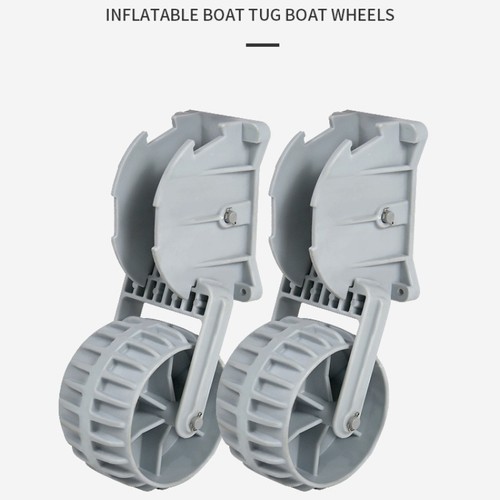 Boat launching wheels flipup - launching,