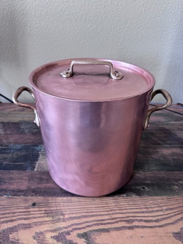 Antique french copper pot - french,