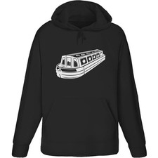 'Canal Boat' Adult Hoodie /
